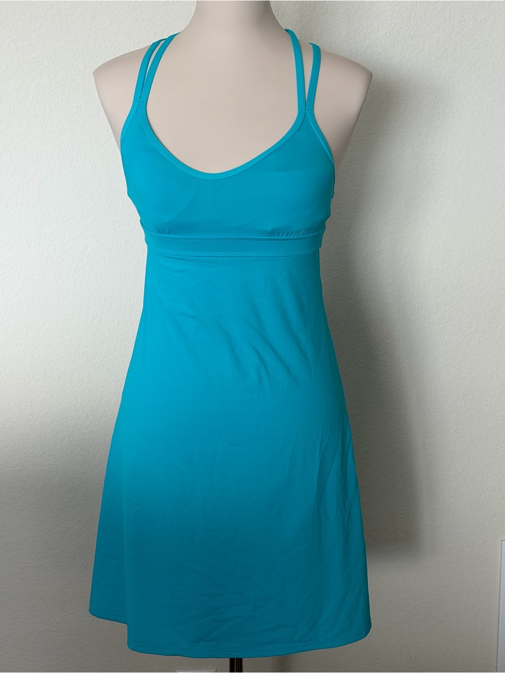 Athleta Crossover Racerback Tennis Dress - Blue Size XS